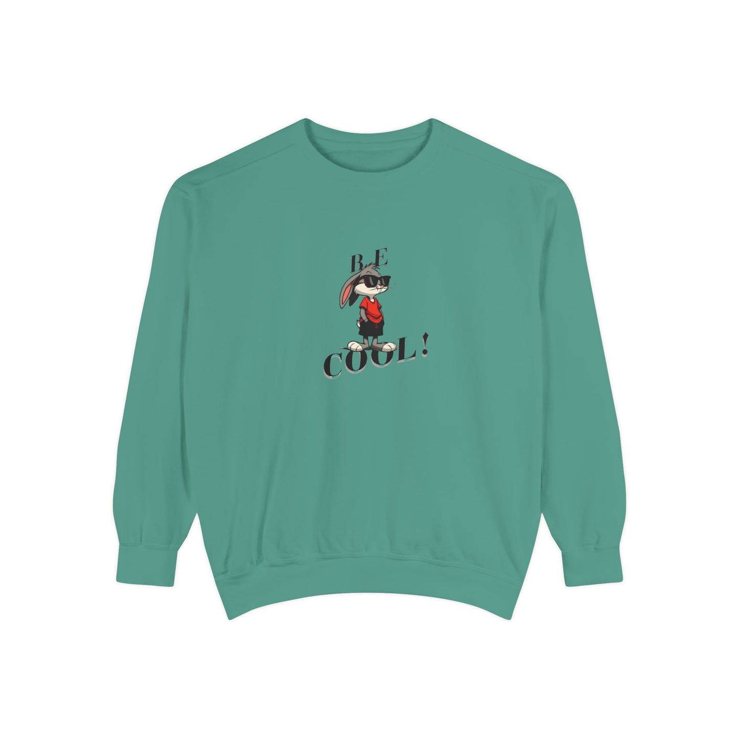 Cool Vibes Unisex Garment-Dyed Sweatshirt - Be Cool Design