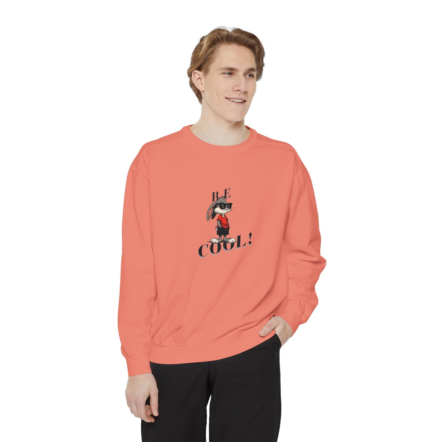 Cool Vibes Unisex Garment-Dyed Sweatshirt - Be Cool Design