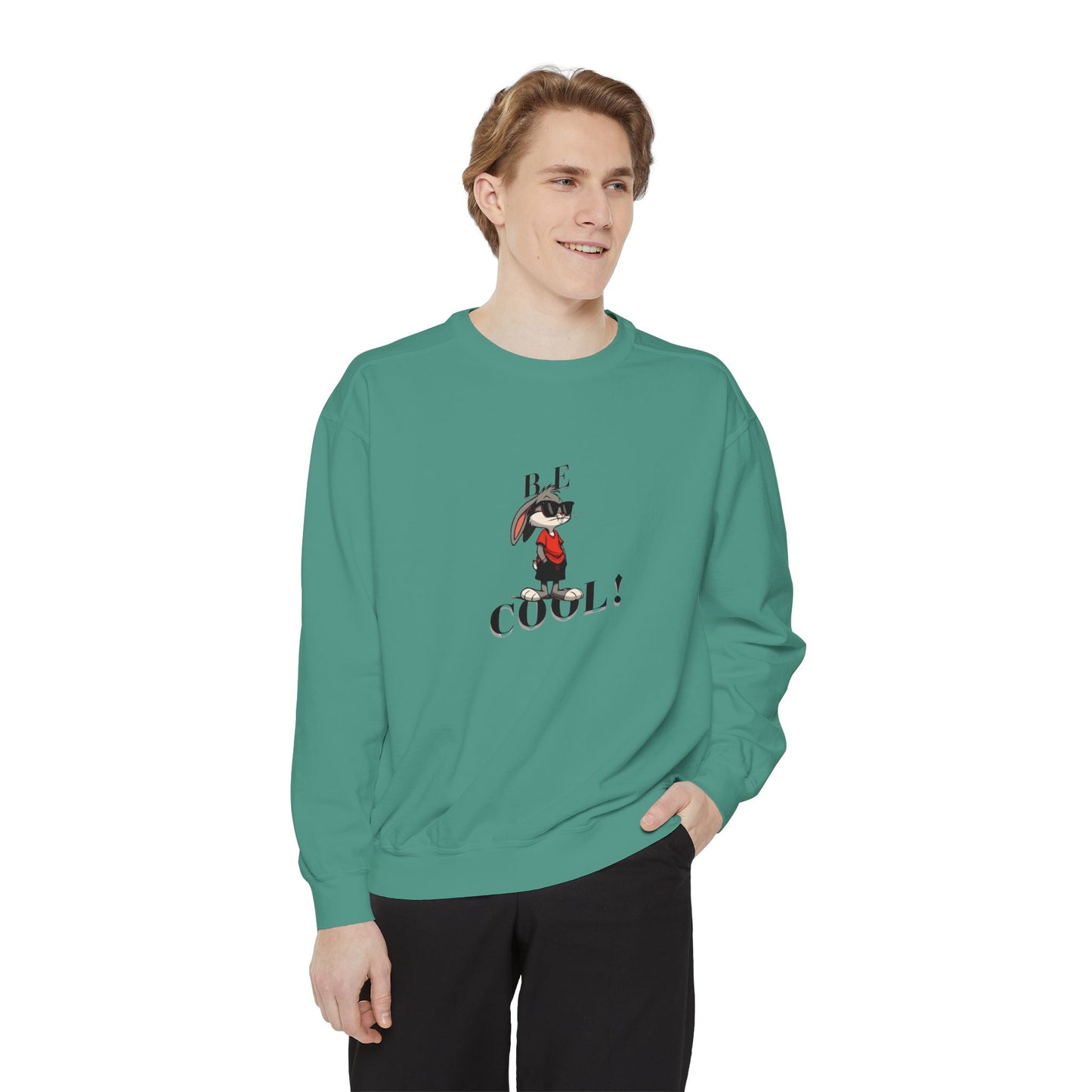 Cool Vibes Unisex Garment-Dyed Sweatshirt - Be Cool Design