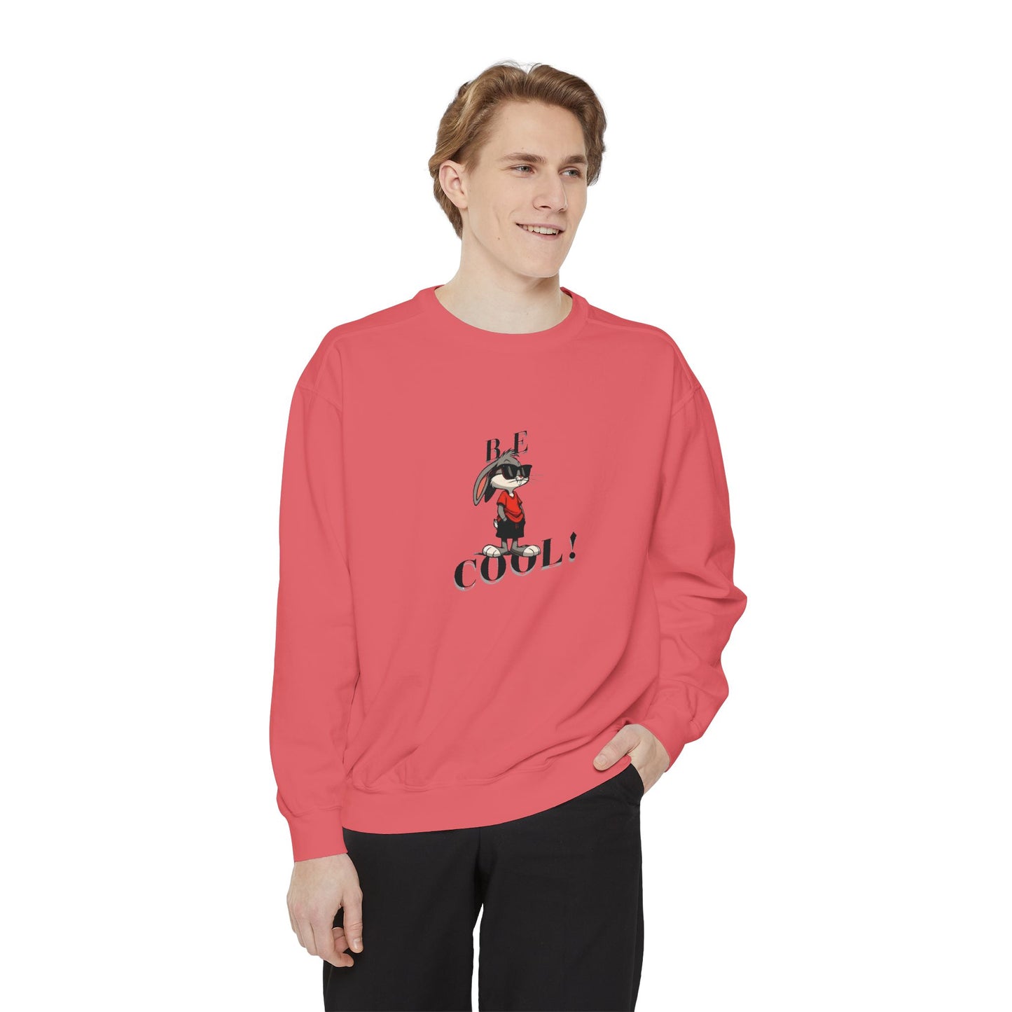 Cool Vibes Unisex Garment-Dyed Sweatshirt - Be Cool Design