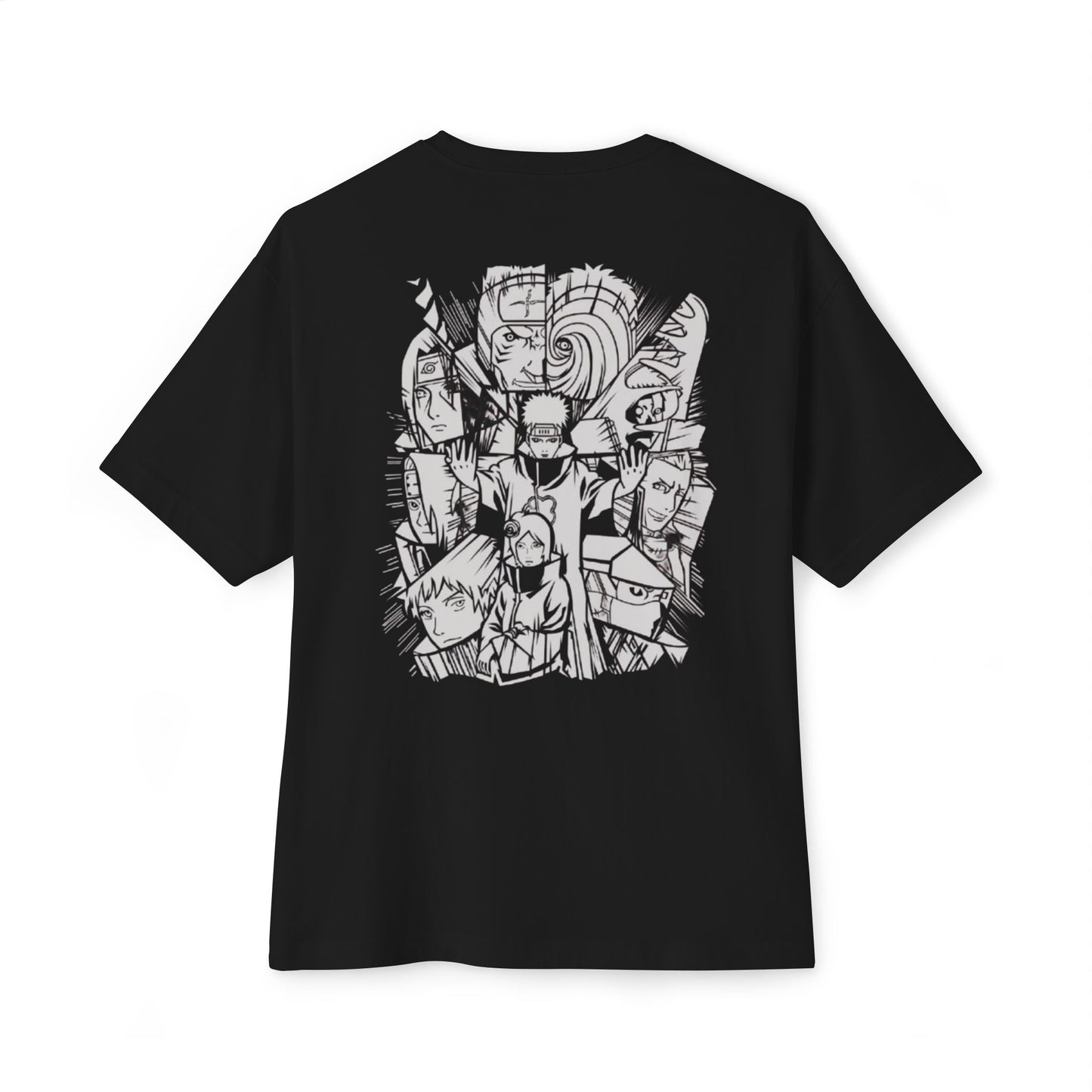 Graphic Oversized Boxy Tee - Unique Black Design for Casual Comfort