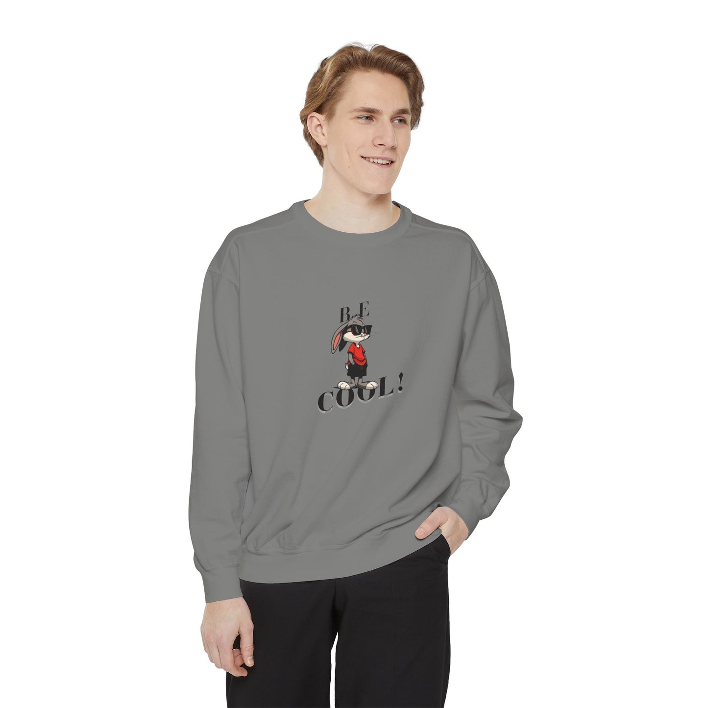 Cool Vibes Unisex Garment-Dyed Sweatshirt - Be Cool Design