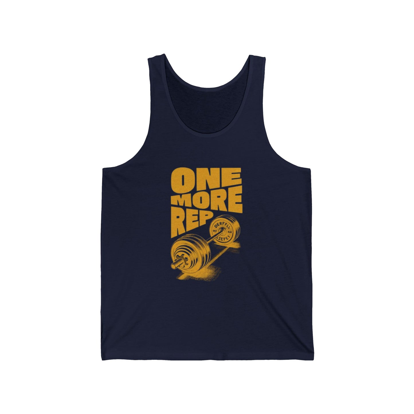One More Rep Unisex Jersey Tank - Fitness Motivation Workout Top