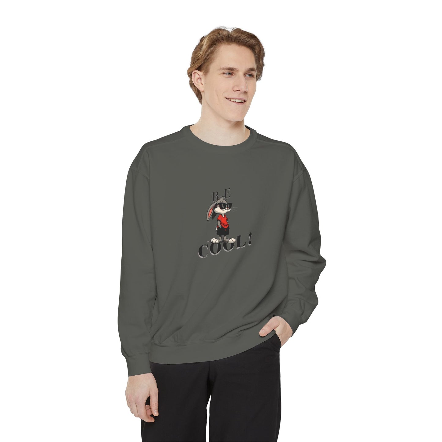 Cool Vibes Unisex Garment-Dyed Sweatshirt - Be Cool Design