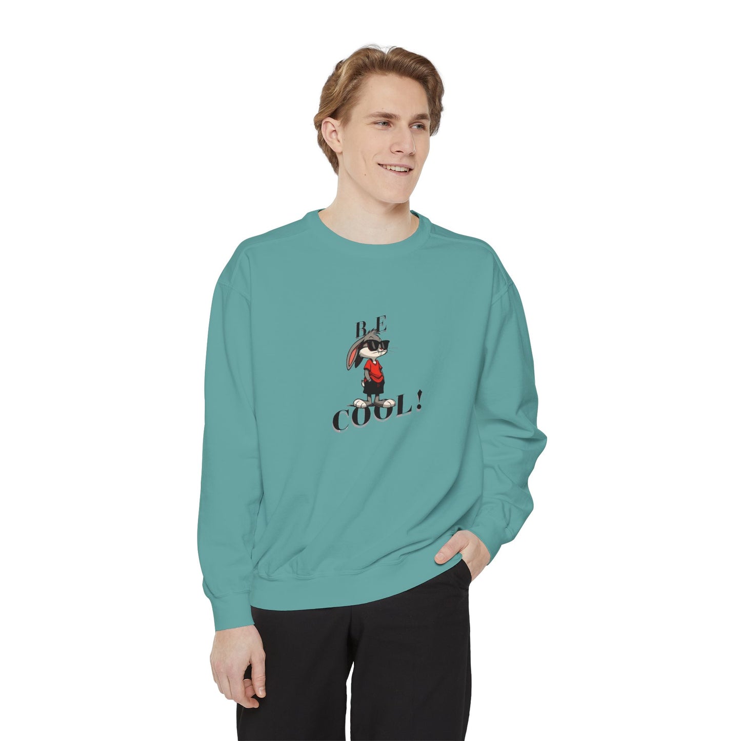 Cool Vibes Unisex Garment-Dyed Sweatshirt - Be Cool Design