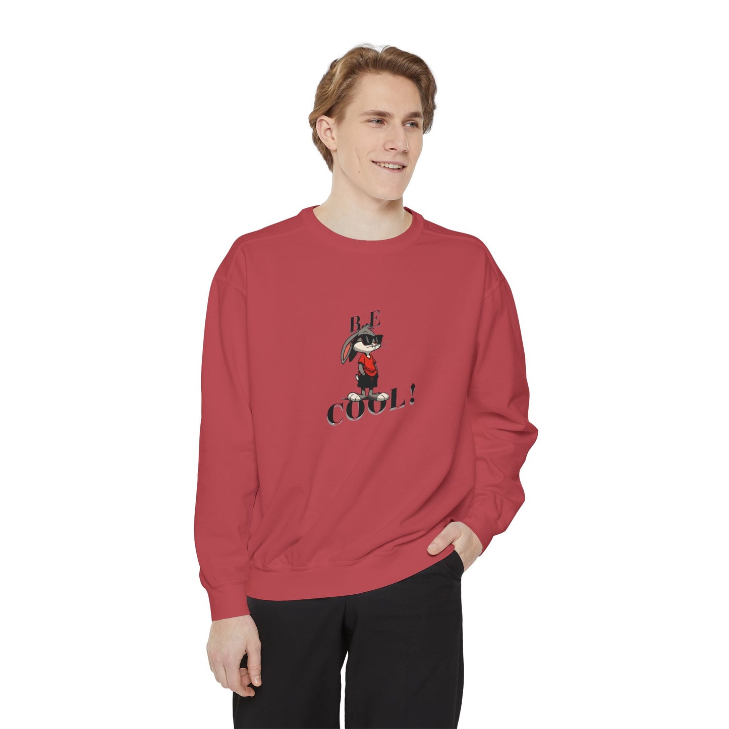 Cool Vibes Unisex Garment-Dyed Sweatshirt - Be Cool Design