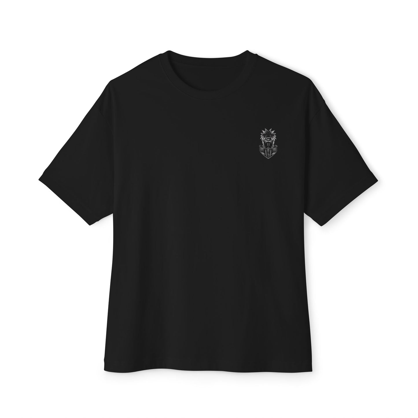 Graphic Oversized Boxy Tee - Unique Black Design for Casual Comfort