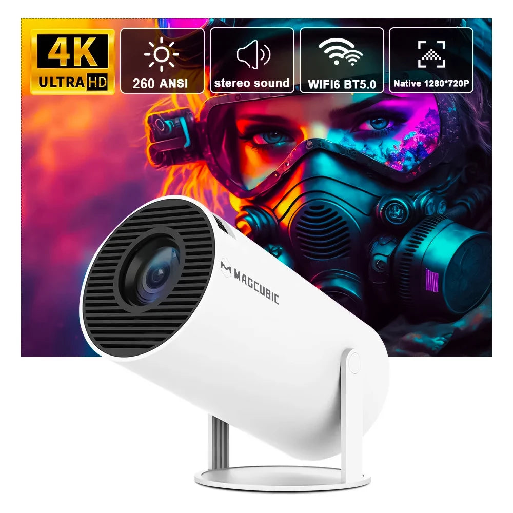 Magcubic 4K Wifi6 Projector Android 11 260  Home Cinema Outdoor portable HY300 Pro